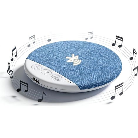 Haut-parleur Sous-oreiller Avec Bruit Blanc, Ultra-fin, Bluetooth 5.4, Idéal Pour Les Personnes Dormant Sur Le Côté, Léger Et Offrant Une Autonomie De 30 À 60 Minutes.