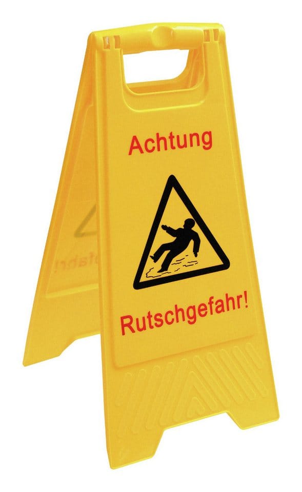 FP - sprintus Warnschild Achtung Rutschgefahr Schriftzug ( 9000472025 )