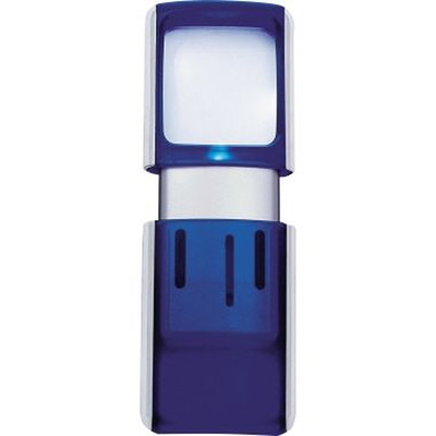 Wedo - Lupe ® 3-fach 4,7 x 11,8 x 1,4 cm (b x h x t) Kunststoff blau