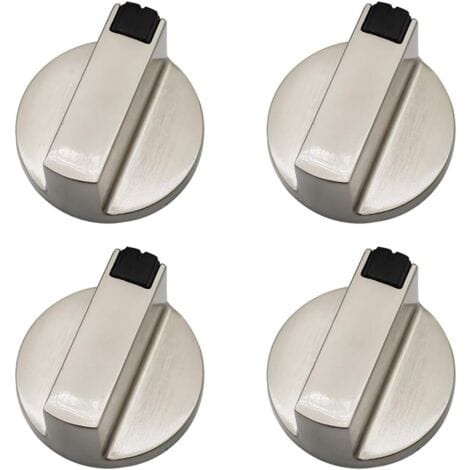 Gasherd-knopf – Set Mit 4 Metall-bedienknöpfen, 6 Mm, Für Backofen Und Herd