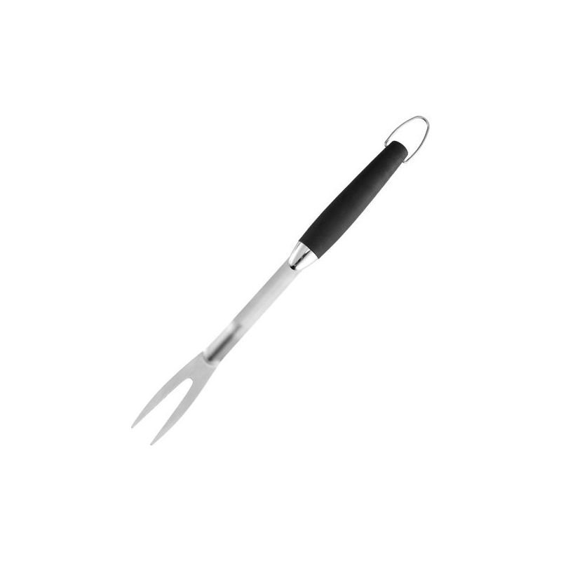 Grillzubehör-set, Extra Dicker Edelstahl, 45 Cm (18 Zoll), 3-teilig: Pfannenwender, Gabel, Zange