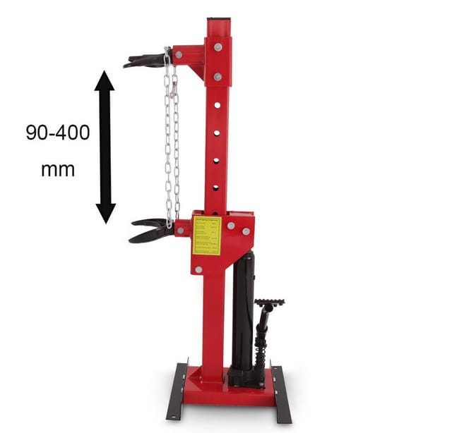 Bituxx 3T KFZ Werkzeug Hydraulischer Federspanner Federbeinspanner Federbein Spanner Rot