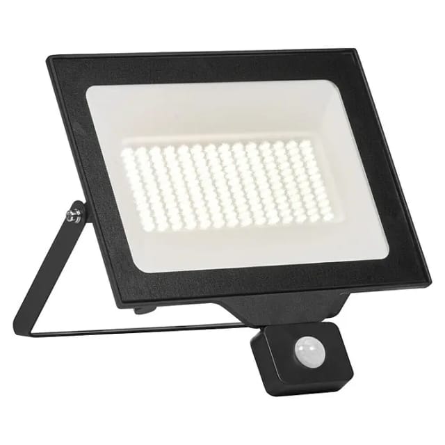 Osram Außenleuchte Floodlight Essential Sensor 100W 4000K schwarz