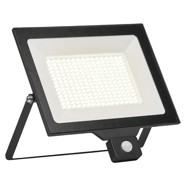 Osram Außenleuchte Floodlight Essential Bewegunsmelder 150W 4000K schwarz