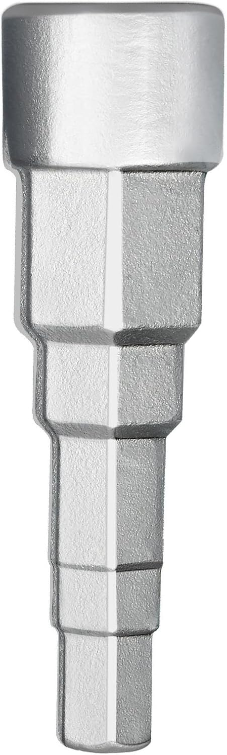 Heizkörperschlüssel, Universal-Heizkörperschlüssel, 5-stufiger Heizkörperventilschlüssel, Stufenschlüssel mit 1/2 Zoll, 3/8 Zoll, 3/4 Zoll, 1-1/4