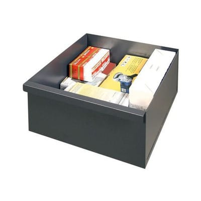 Einzelschublade Serie 3000, 200 mm hoch, ral 7016 - Stumpf