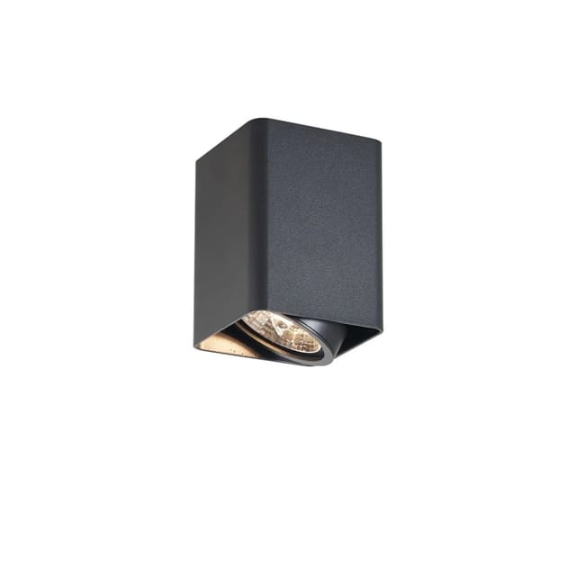Design-Aufbaustrahler Schwarz GU10 70mm Dreh- und Kippbar - Vox