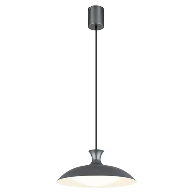 Hängelampe Pendellampe Wohnzimmerlampe grau cct Memory 1 flammig led h 150 cm