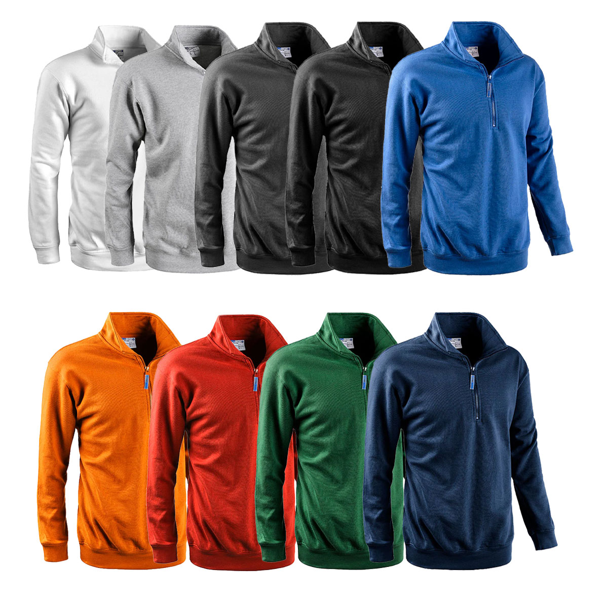 Sottozero Smash 50200 Arbeits-sweatshirt Mit Halbem Reißverschluss - S - Schwarze