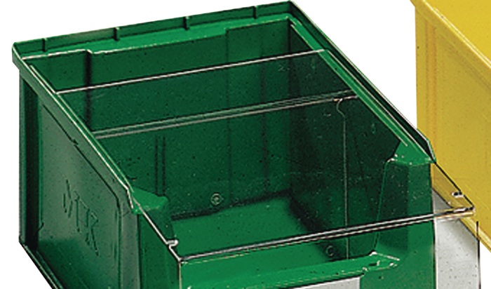 Tecwerk Querteiler Für Sichtlagerkasten Mk3zps Glasklar 10st./btl.