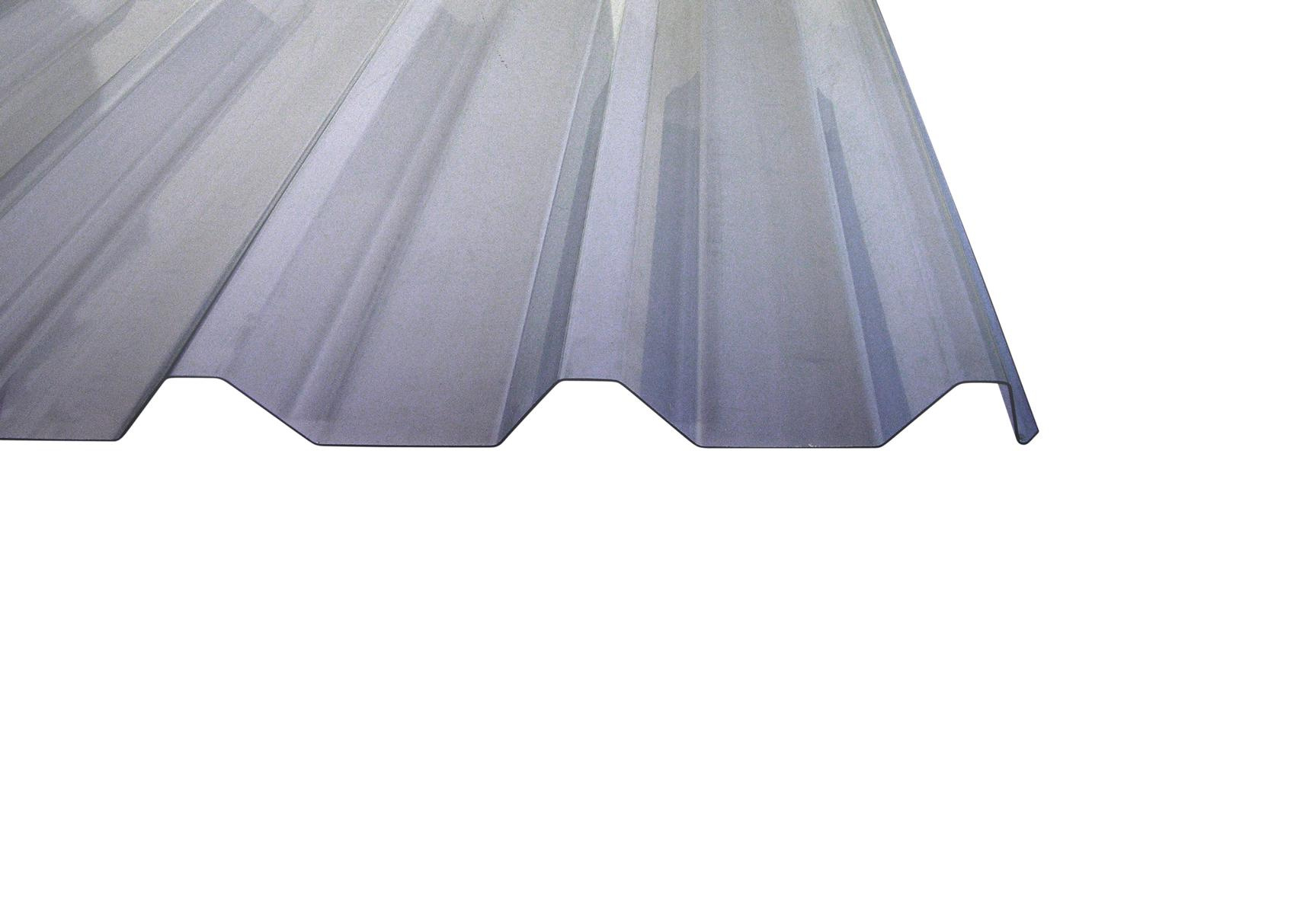 Pc-lichtplatte 207/35 1,0mm 1070x2000-7000mm Glasklar