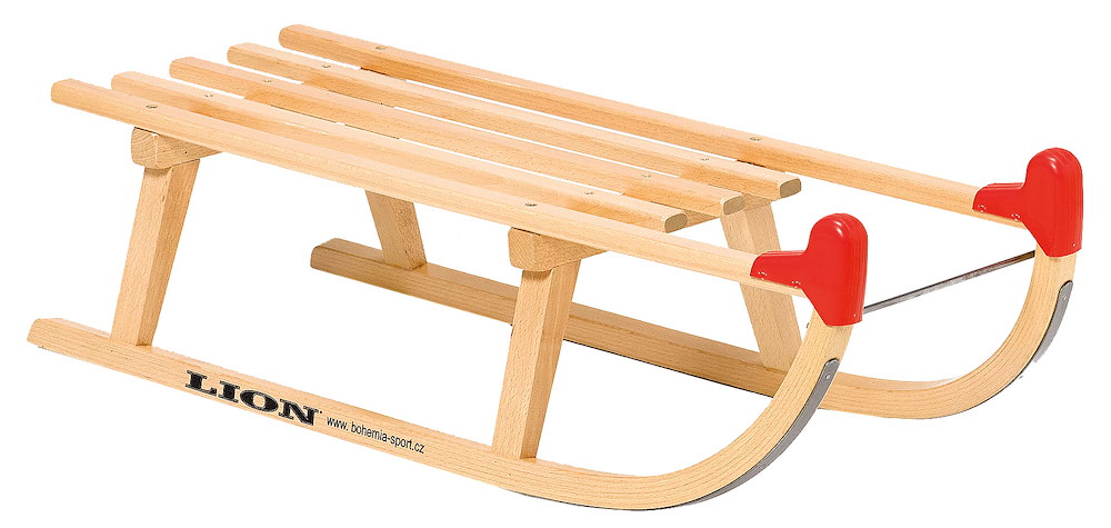 Holzrodel Davos 90 Cm Mit Lattensitz, Max. 90kg