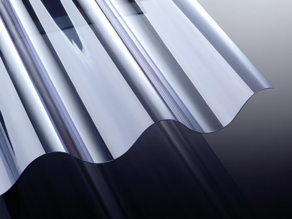 Pvc Wellplatte 177/51 Welle 6 1100 X 2500 X 1,2 Mm, Glasklar