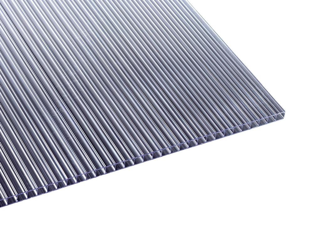 Pc-stegdoppelplatte Mini 4 Mm 1050 X 2000 Mm, Glasklar