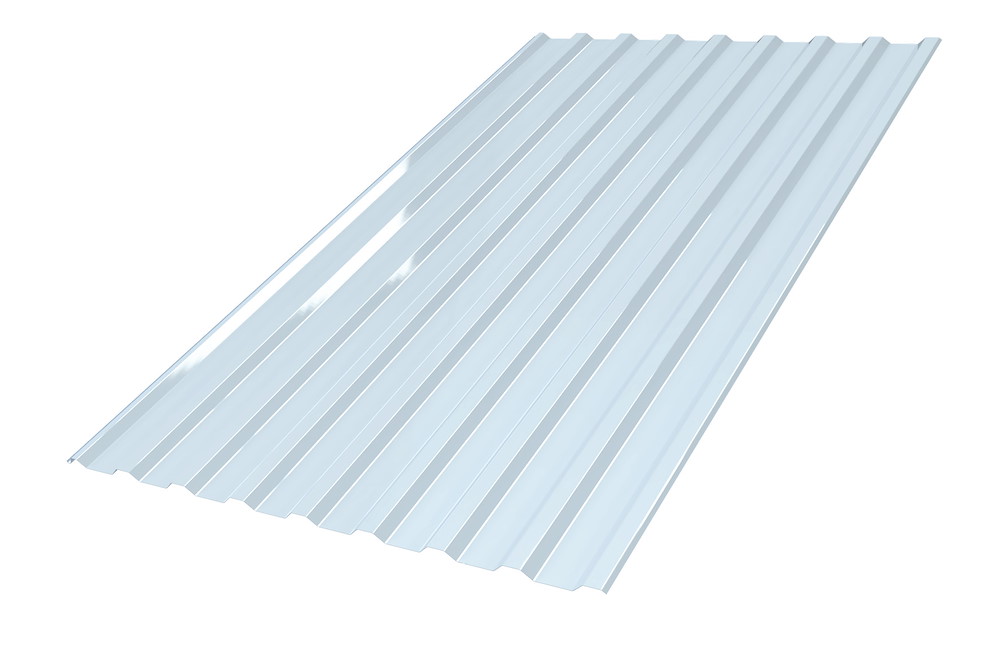 Lichtplatte Trapezprofil 1138x2000mm 0,90mm Pvc Glaskl.