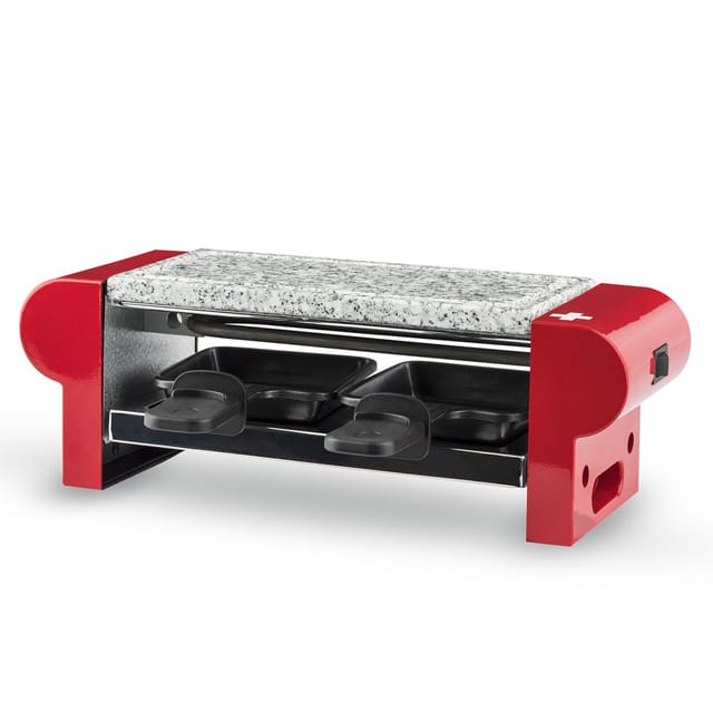 H.Koenig RP2 Raclettegerät rot 350W für 2 Personen
