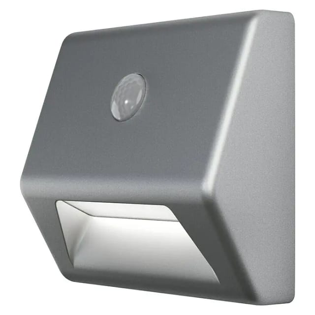 Osram LED-Nachtlicht Nightlux Stair mit Licht- & Bewegungssensor 7,3 cm kaltweiß silber