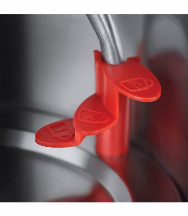 Russell Hobbs - 20412-70 Elektrischer Wasserkocher Schwarz, Rot, Edelstahl