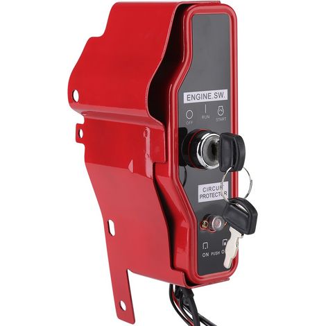 Schlüsselschalterbox – Elektrischer Motorstart/stopp Mit 2 Schlüsseln – Passend Für Honda Gx340 Und Gx390 (11 Ps, 13 Ps)