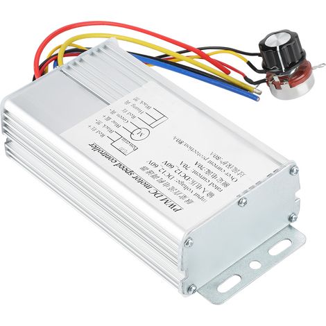 Dc 12v-60v Pwm-motordrehzahlregler, Einstellbarer Antriebsregler Für Gleichstrommotoren Bis 70a