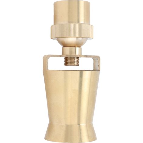 Verstellbarer Teichsprinkler – Messing-eisturm – G1"-innengewinde 32 Mm – Sprühkopf Aus Zedernholz