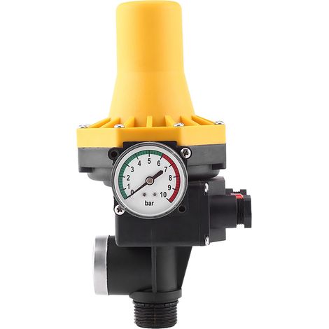220-v-automatik-wasserpumpensteuerung – Elektrischer Steuerschalter – Manometer