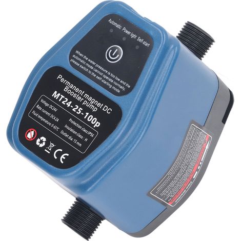 Intelligente 100-w-24-v-druckerhöhungspumpe – Ip56, Automatische Erkennung, Für Dusche, Eu-stecker 100–240 V