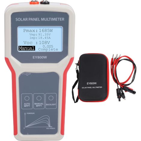 5-800w 12-60v 0-35a Solarpanel-tester, Mppt-photovoltaik-multimeter Mit Lcd-bildschirm