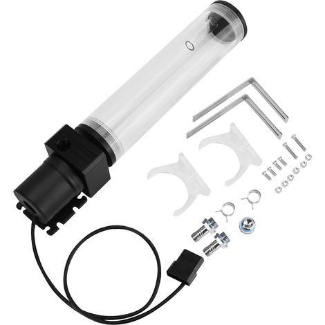 Acryl-wasserkühlungsbehälter – Diy-pc – 19-w-pumpe – G1/4 – 210 Mm