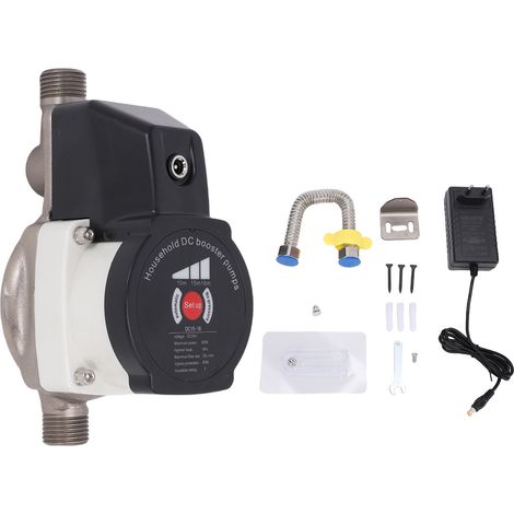 Intelligente Duschpumpe, 475,5 Gph, 80 W, 36,2 Psi, Energiesparend, Für Zuhause, 1/2"-npt-anschluss, Manuell/automatisch, 2 Schalter, Geräuscharm, Eu-stecker, 100–240 V