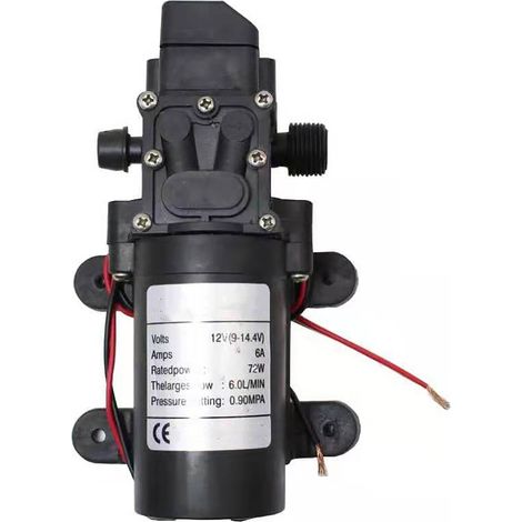 Intelligente Elektrische Hochdruck-membranpumpe, 6 L Fördermenge, Selbstansaugend Für Die Autowäsche In Der Landwirtschaft, 12 V Dc, 72 W