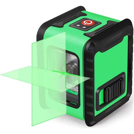 Selbstnivellierender Laser, 2 Linien, 4° Winkel - Lithiumbatterie, Wasserdicht (ip), Für Heimwerkerarbeiten
