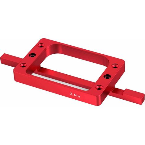Schablone Für Türscharniere (88,9 Mm), Oberfräsen-set Aus Aluminiumlegierung Für Radien Von 6,35 Mm Und 15,9 Mm – Eckschuppen, Feste Länge 88,9 Mm
