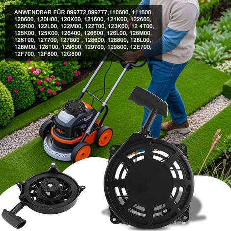 497680 Rückstoßstarter Kompatibel Mit Briggs & Stratton 497680 Rasenmäher Ersatz-rückstoßstarter Passend Für 099772, 099777, 110600, 111600, 120h00, 120k00, 121600, 121k00, 122600