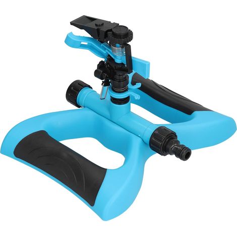Neigbare Kunststoffdüse – 360° Drehbarer Automatischer Bewässerungsregner – Gartenrasen – Blau