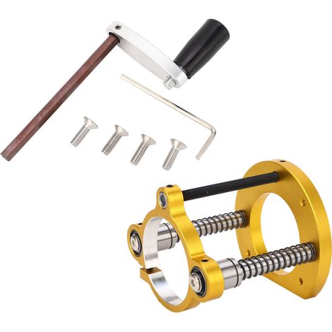 Fräsbasis Mit 65-mm-griff, Aus Aluminium Und Stahl, Für Die Holzbearbeitung