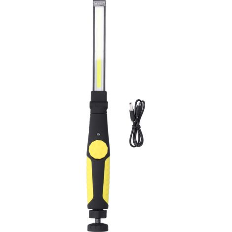 Wiederaufladbare Cob-led-arbeitsleuchte Mit Magnetverschluss, Wartungsbeleuchtung, Griff, Gelb, Notbeleuchtung.