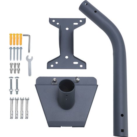 Verstellbares 18-zoll-wand-/dachmontageset – Aluminiumlegierung Und Eisen, Für Gen 3 Antenne