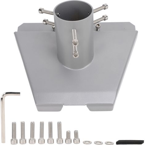 Dachmontageplatte Aus Edelstahl Mit Rohradapter – Für Standard-gen3/v3-antenne