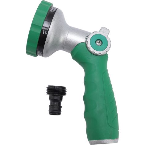 6-stufige Gartenschlauchdüse – Ergonomischer, Rutschfester Griff, Hoher Druck, Zum Autowaschen Und Bewässern