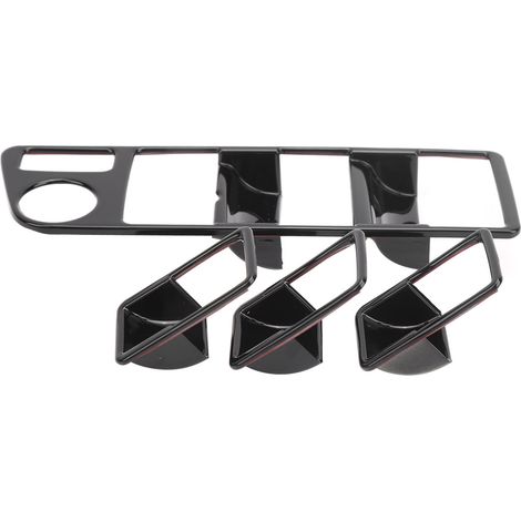 Fensterheberschalterabdeckung, 4 Stück, Fensterheber-zierblende Für Rechtslenker, Ersatzteil Für Harrier Venza Xu80 2020 2021 (klavierlack-schwarz), Glas Und Glaszubehör.