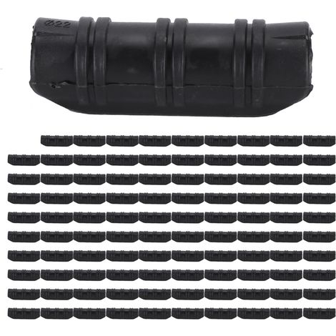 100er-pack Schlauchschellen – 22 Mm – Für Gartenschläuche – Schwarz