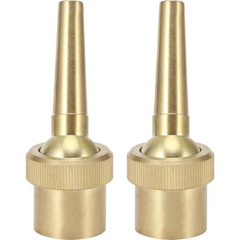 Set Mit 2 Springbrunnendüsen G3/4" Dn20 – Multidirektionaler Strahl – Sprühdüse – Gartenteich