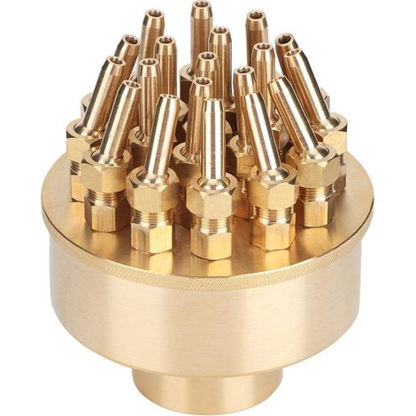 Verstellbare Springbrunnendüse 1,5" Dn40 – Messing – Teichwasserstrahl