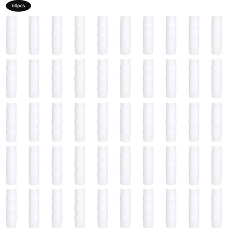 Konvolut Mit 50 Gewächshausclips, 8 Cm – Weiß – Für Schläuche, Rohre Und Rahmen – Filmclips – Gartenwerkzeugset