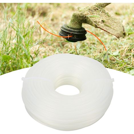 Weißes, Rundes Nylon-mähseil – 2,65 Mm X 70 M
