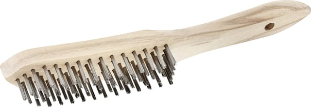 Drahtbürste 5-reihig Holz-Griff Drahtbürsten - Color Expert