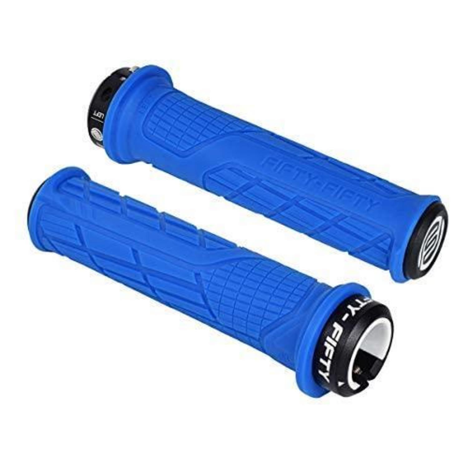 Fahrradgriffe Mtb Aus Rutschfestem Gummi, Single Lock-on, Blau