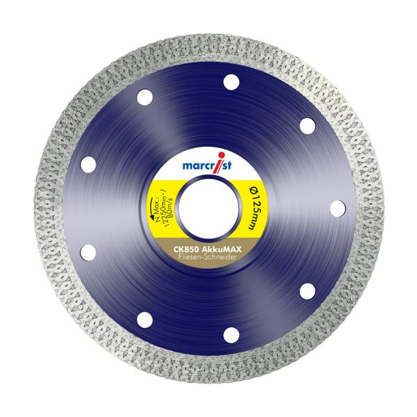 Fliesen-diamanttrennscheibe Ck850 Akkumax 115x22.23mm