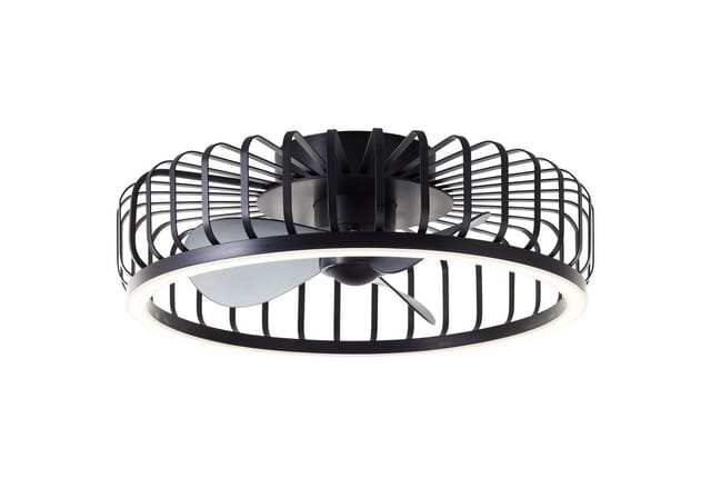Brilliant - led Deckenventilator Capo ø 48 cm 36 w schwarz Deckenlampen & Kronleuchter